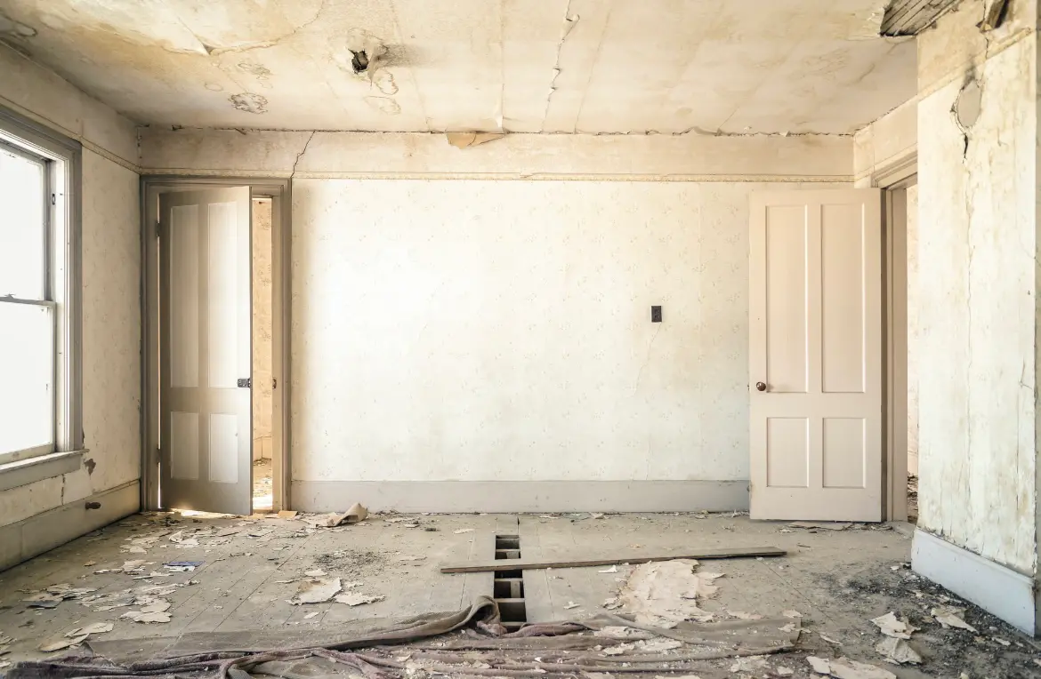 Waste disposal crew managing a cleanout project in Lytle